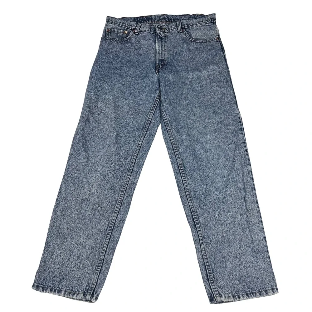 VTG Levi's 501 Jeans Mens 34x29 Blue Wash Raw Waistband Made in USA 80/90s
